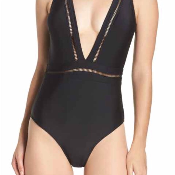 Ted Baker Other - Ted Baker Starz Plunge Swimsuit Black  A242